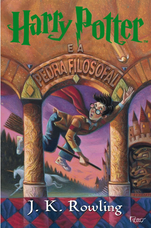 Foto da Capa do Livro Harry Potter e a Pedra Filosofal